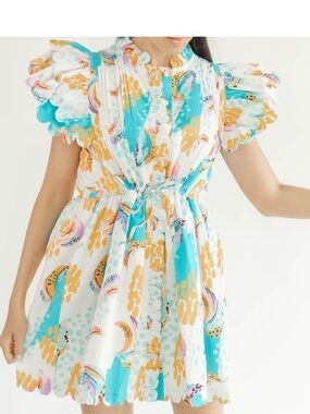 Marie by Victoria Dunn Dress Mini Ruffle